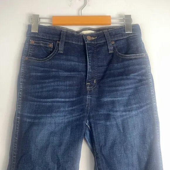Madewell 10&quot; High Riser Skinny Denim Jeans in Hayes Wash Size 26 Classic