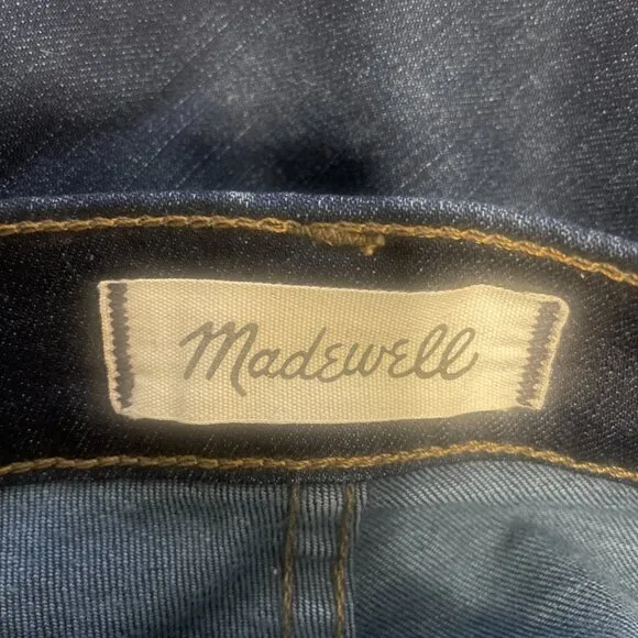Madewell 10&quot; High Riser Skinny Denim Jeans in Hayes Wash Size 26 Classic