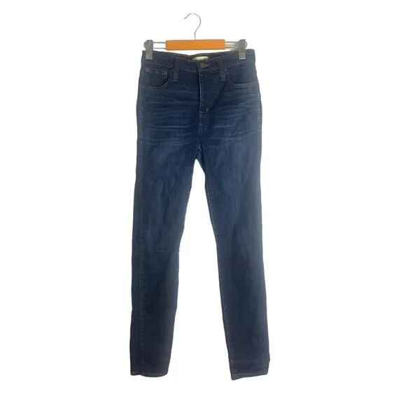 Madewell 10&quot; High Riser Skinny Denim Jeans in Hayes Wash Size 26 Classic