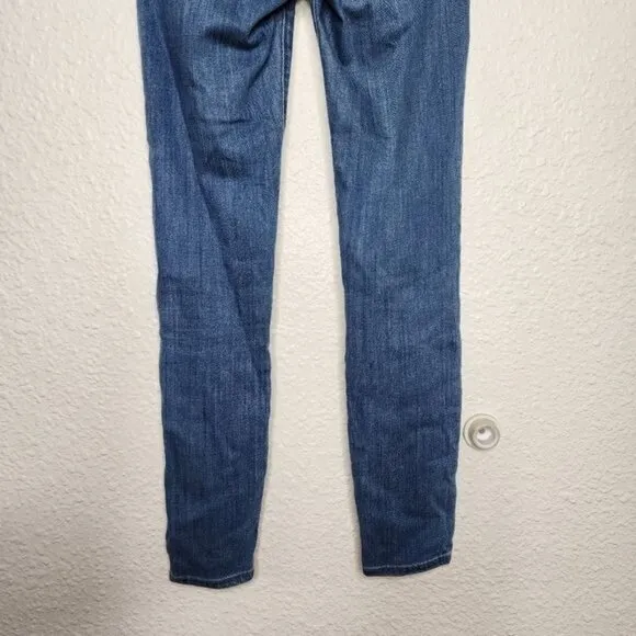 Madewell 11&quot; High Rise Skinny Jeans in Layne Wash Tencel Denim Edition Size 24