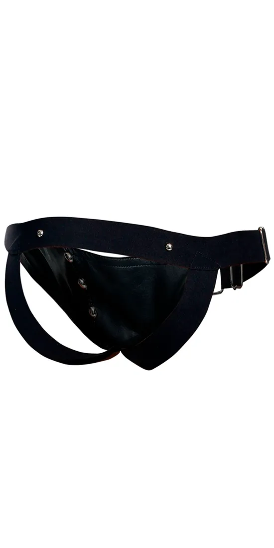 Malebasics Dmbl01 Dngeon Cockring Jockstrap Black