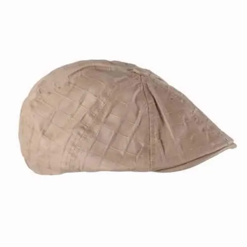 Men Cotton Octagonal Cap Outdoor Casual Plaid Newsboy Beret Painter Cap