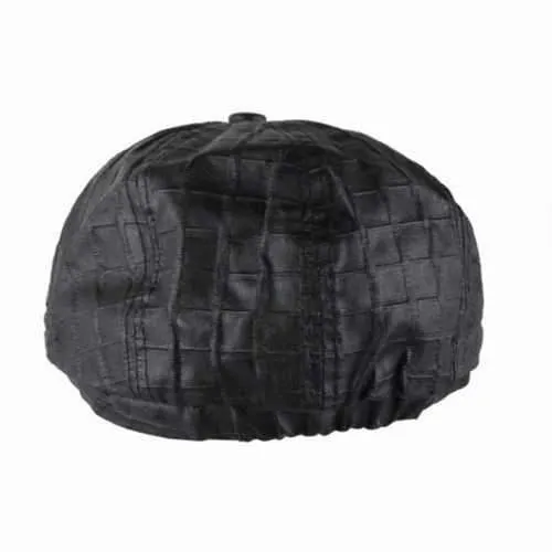 Men Cotton Octagonal Cap Outdoor Casual Plaid Newsboy Beret Painter Cap
