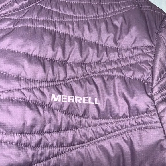 Merrell Terrain Insulated Lightweight Lavender Outdoors Sporty Zip Up Jacket XL