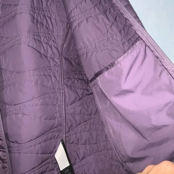 Merrell Terrain Insulated Lightweight Lavender Outdoors Sporty Zip Up Jacket XL