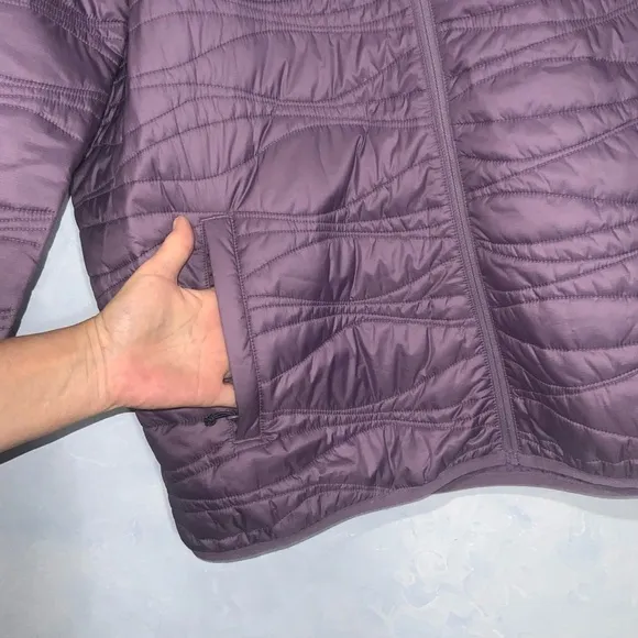 Merrell Terrain Insulated Lightweight Lavender Outdoors Sporty Zip Up Jacket XL