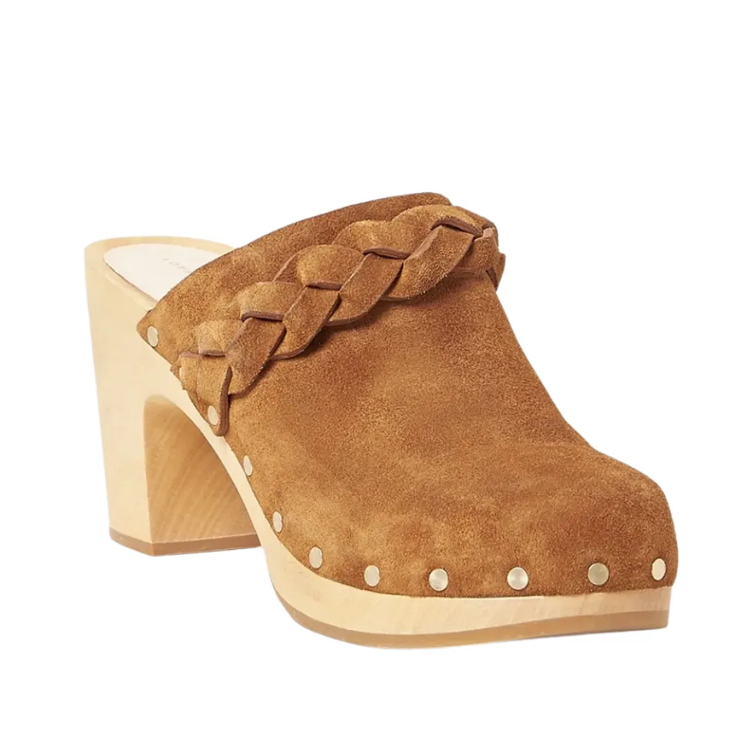 Merrill Cacao Heeled Braided Clog