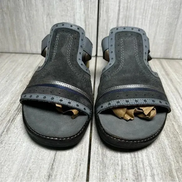 Naot Nifty Bohemian Heeled Chunky Sandal Slip On Slide Womens Size 10 EUR 41