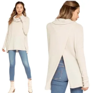 NEW Free People Juicy Long Sleeve Waffle Knit Thermal Top new with tag size L