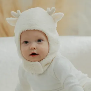 New In Jamiks Asta Ivory Reindeer Ears Hat