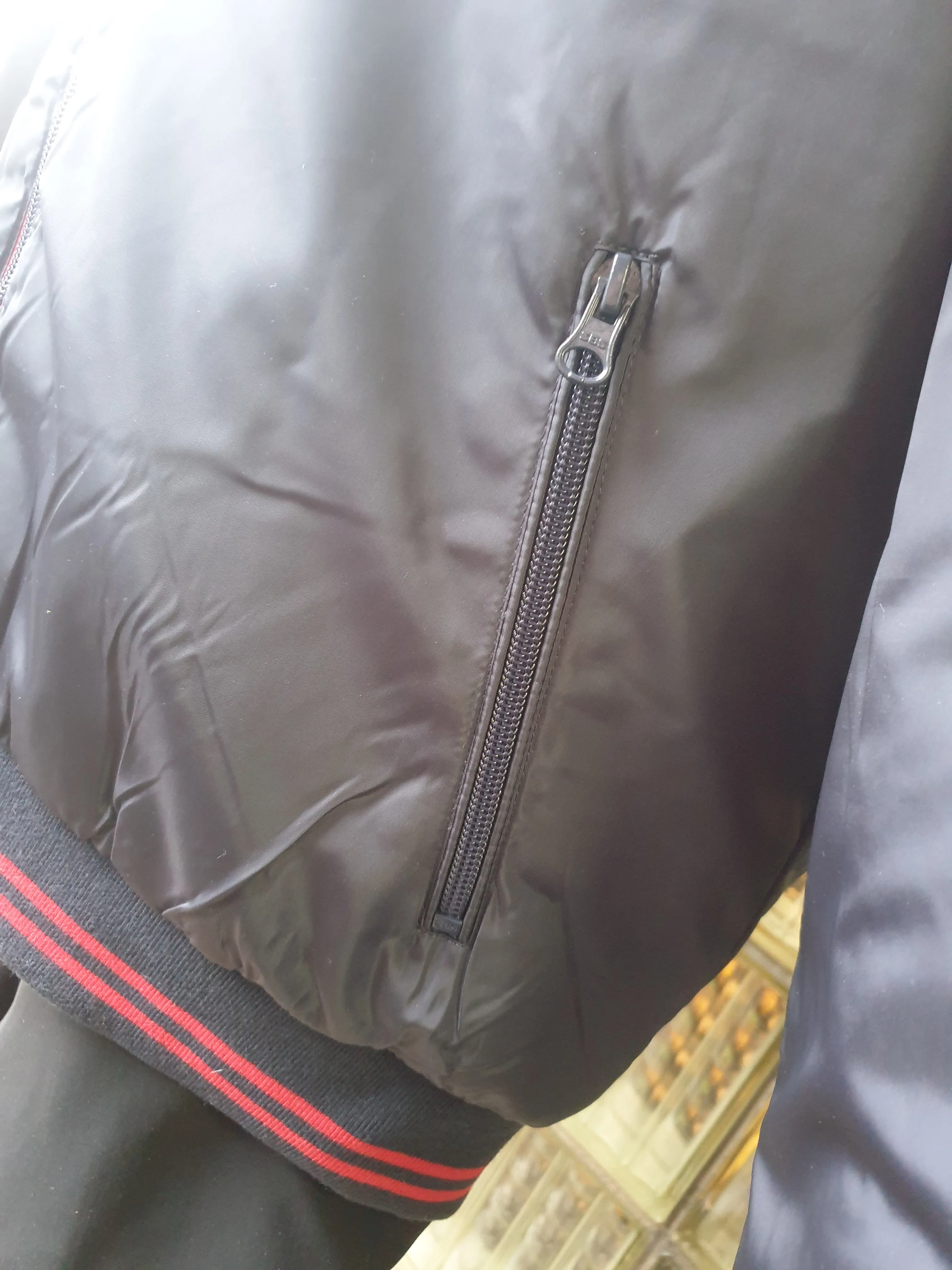NEW WITH TAGS HKM Navy bomber jacket FREE POSTAGE 🟢