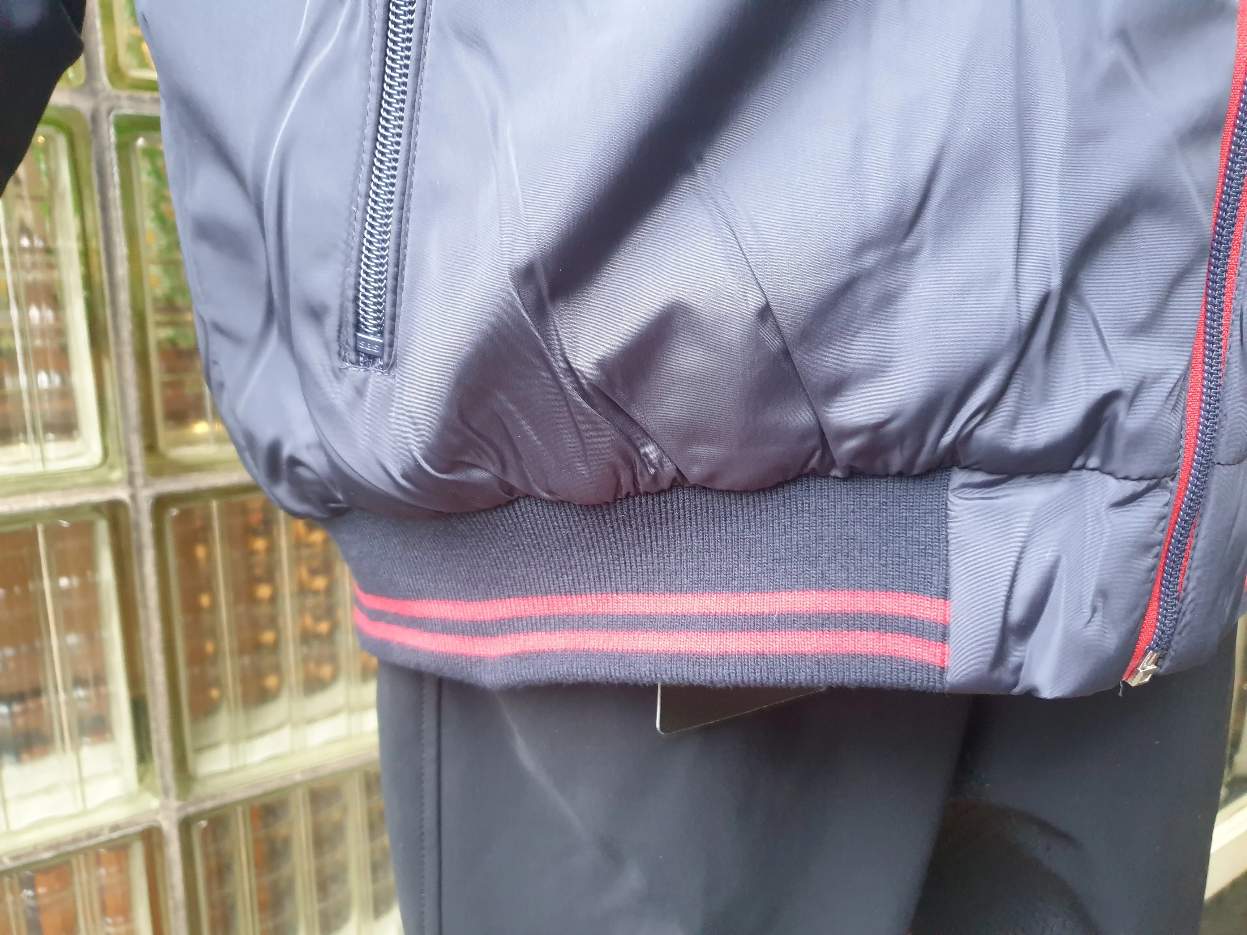 NEW WITH TAGS HKM Navy bomber jacket FREE POSTAGE 🟢