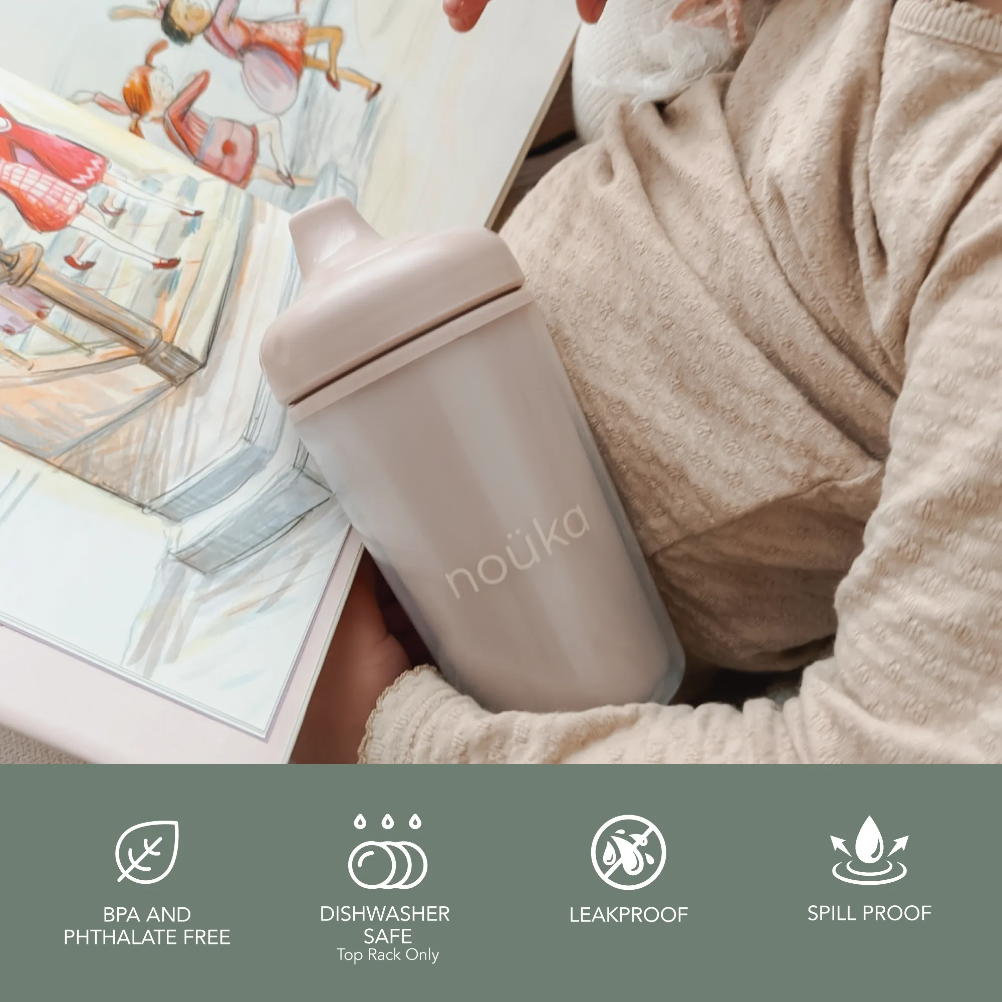noüka Insulated Sippy Cup - Bloom (Min. of 2 PK, Multiples of 2 PK)
