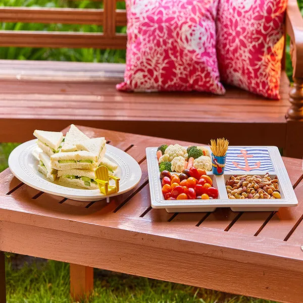 NORA FLEMING Melamine Sectional Server