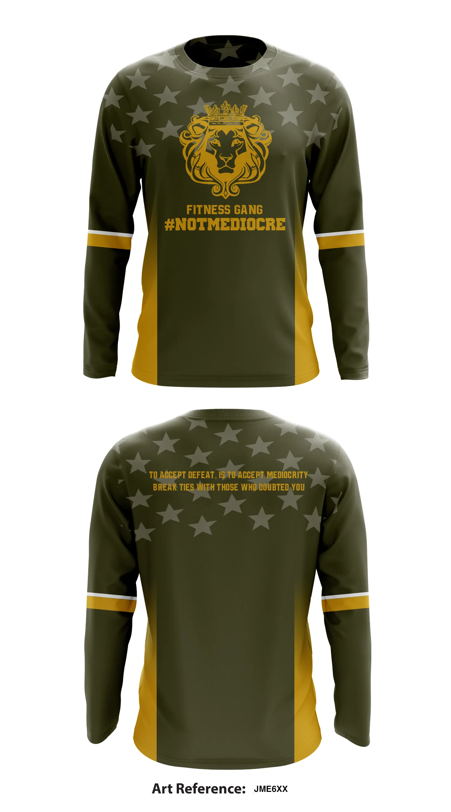 #NotMediocre Store 7964 Core Men's LS Performance Tee - jme6Xx