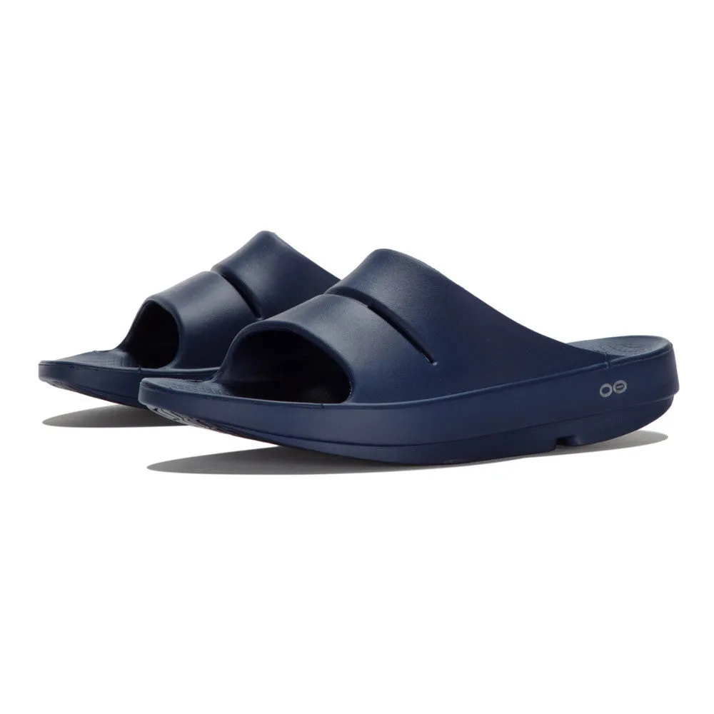 Oofos Ooahh Slide (Unisex) - Navy