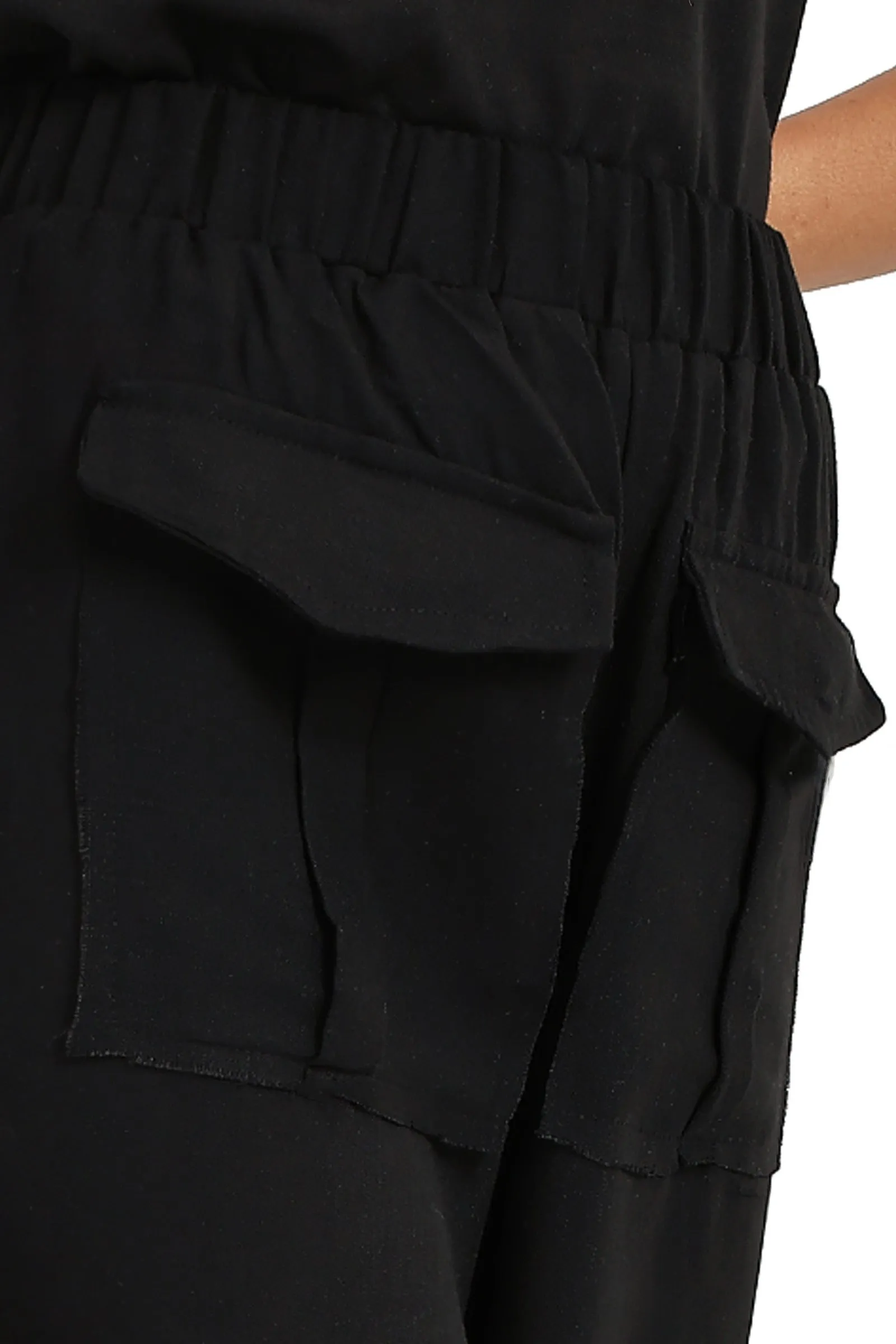 Pants with Front Flap Pockets