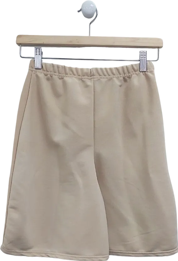 PrettyLittleThing Beige Shorts UK 6