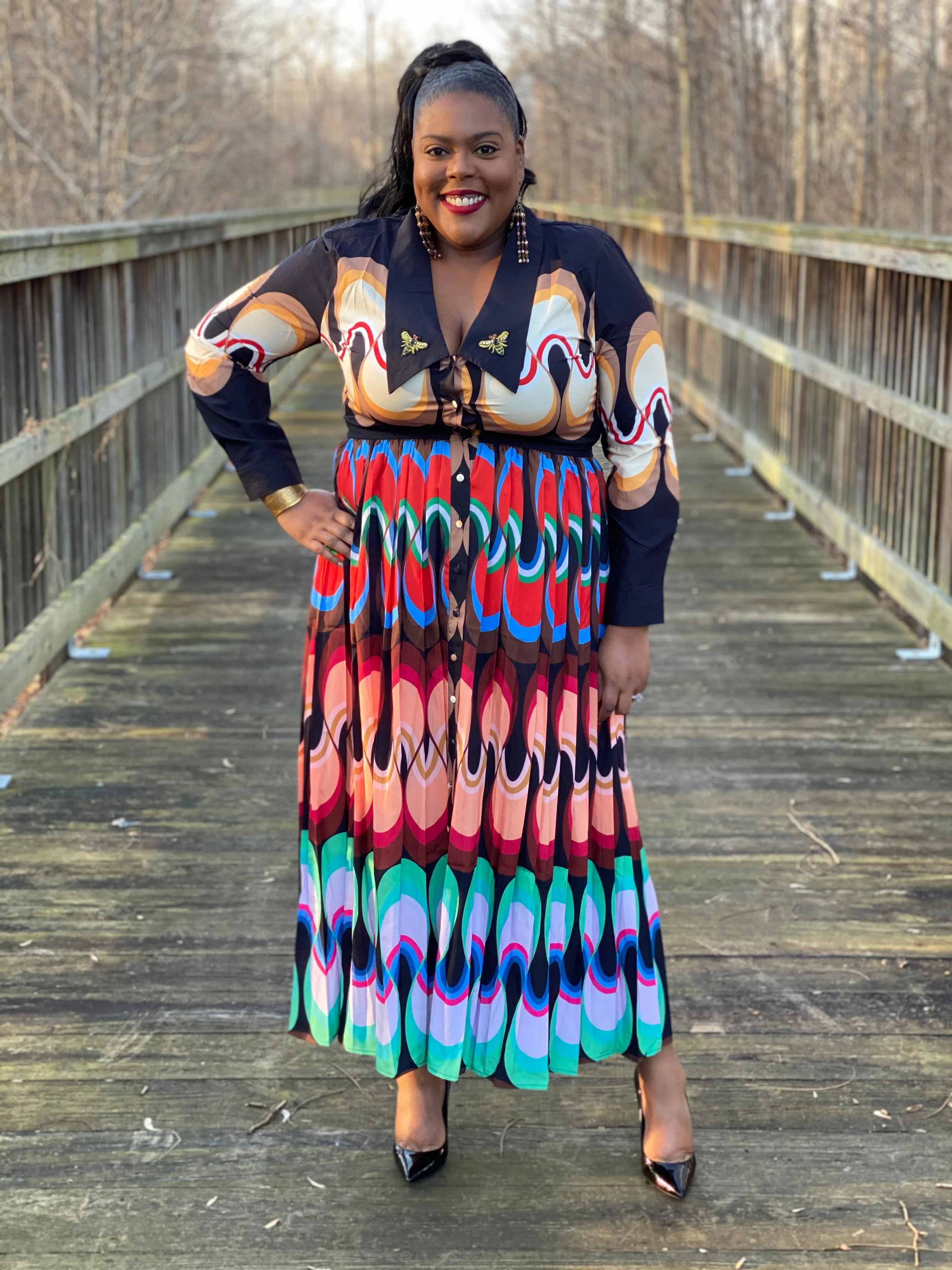 Queen BEE Maxi Dress