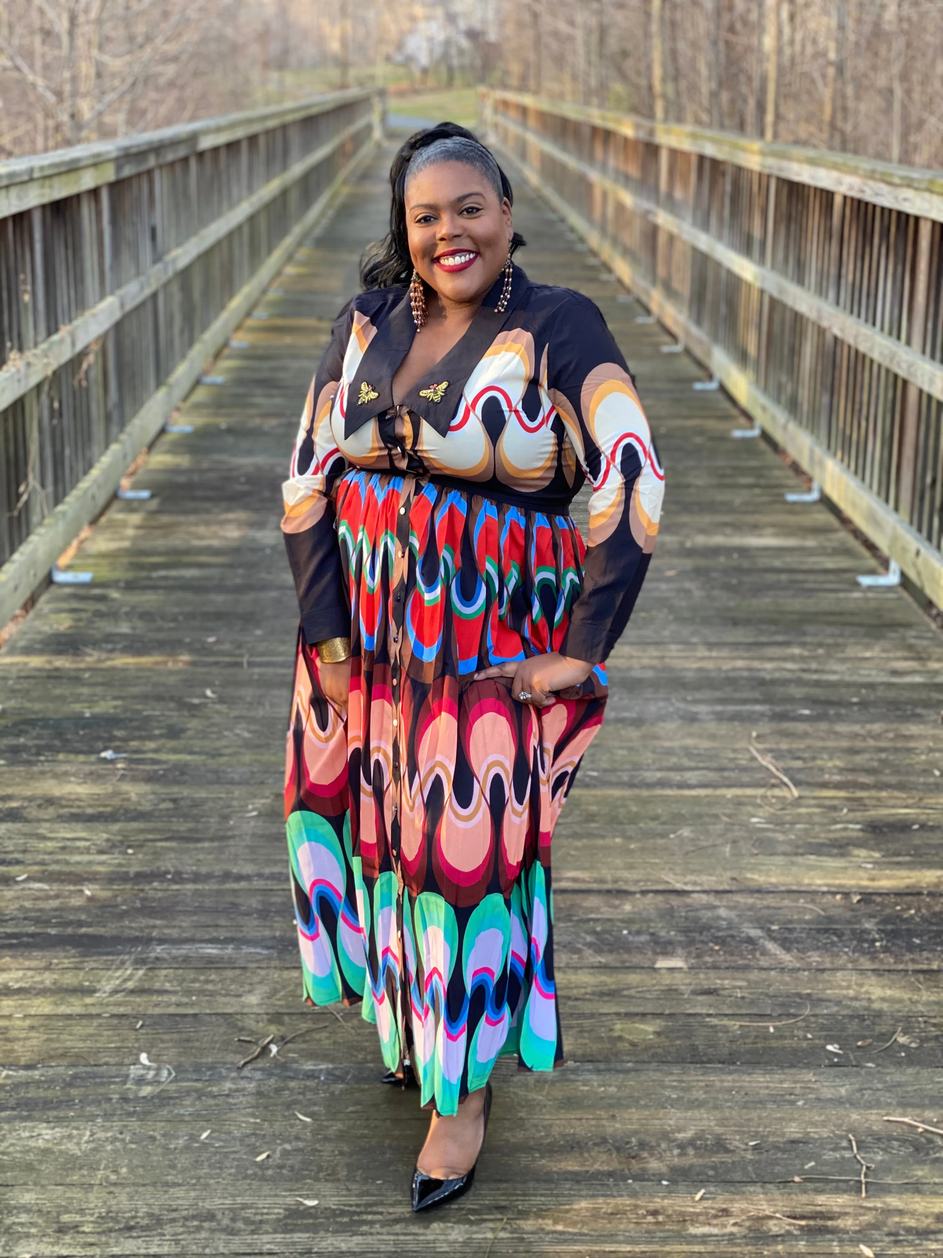 Queen BEE Maxi Dress