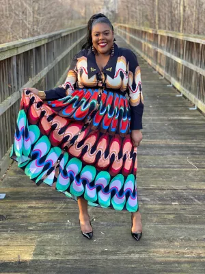 Queen BEE Maxi Dress
