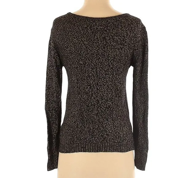 Rag &amp; Bone Angora Blend Multicolored Boatneck Scoop Neck Knit Sweater