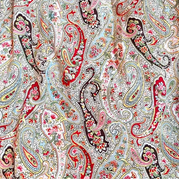 Ralph Lauren blue label paisley maxi skirt