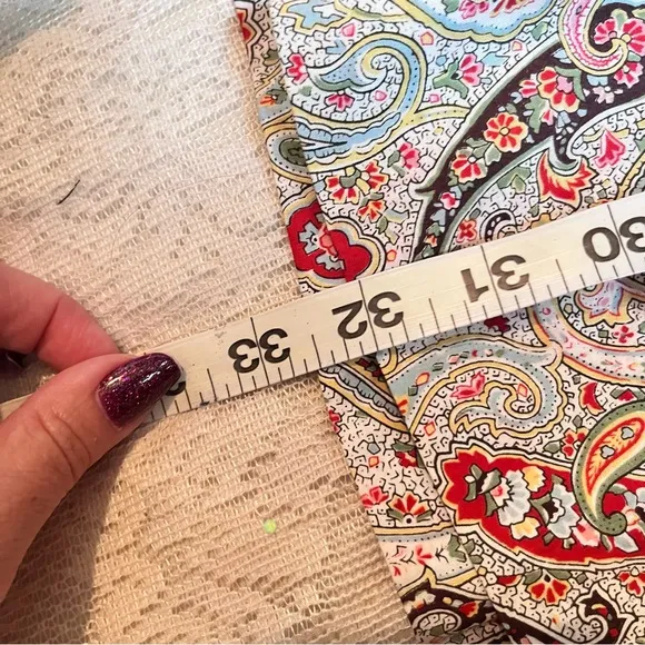 Ralph Lauren blue label paisley maxi skirt