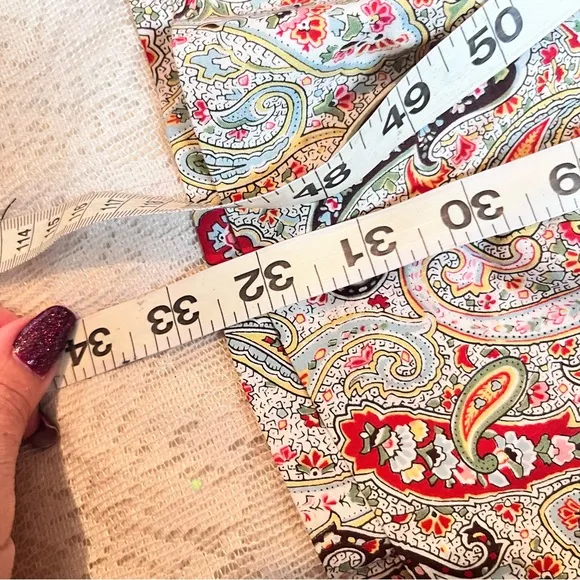 Ralph Lauren blue label paisley maxi skirt