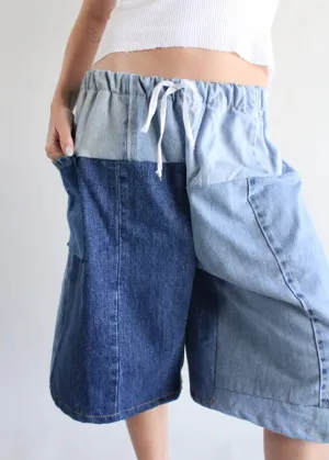 RCYCLD Eco-Denim Wide Leg Jort