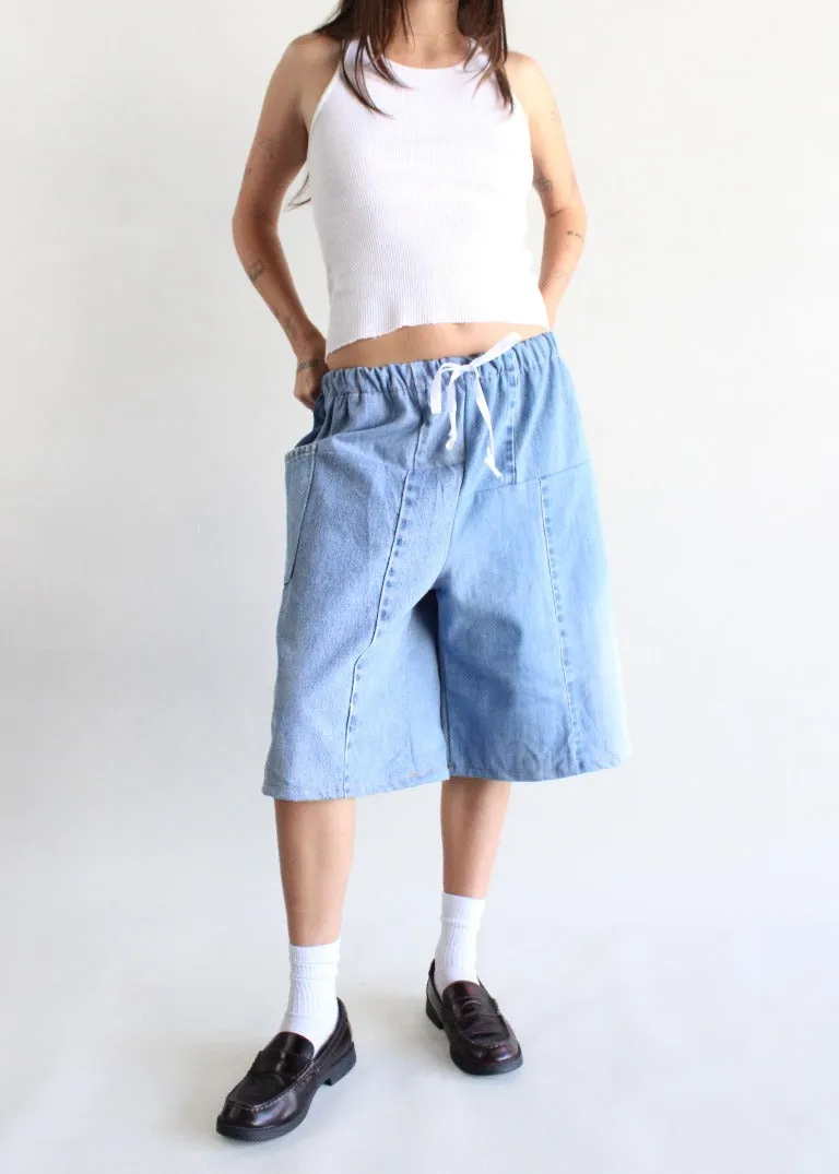 RCYCLD Eco-Denim Wide Leg Jort
