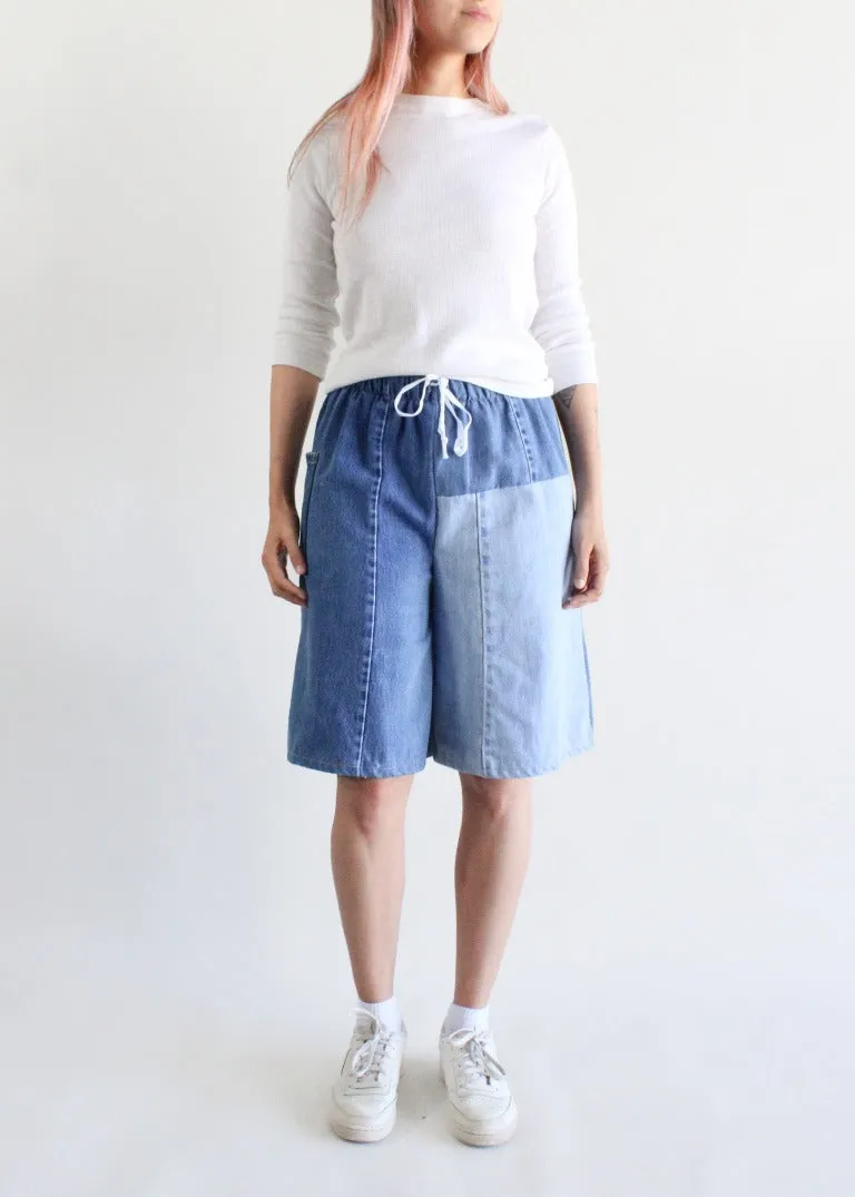 RCYCLD Eco-Denim Wide Leg Jort