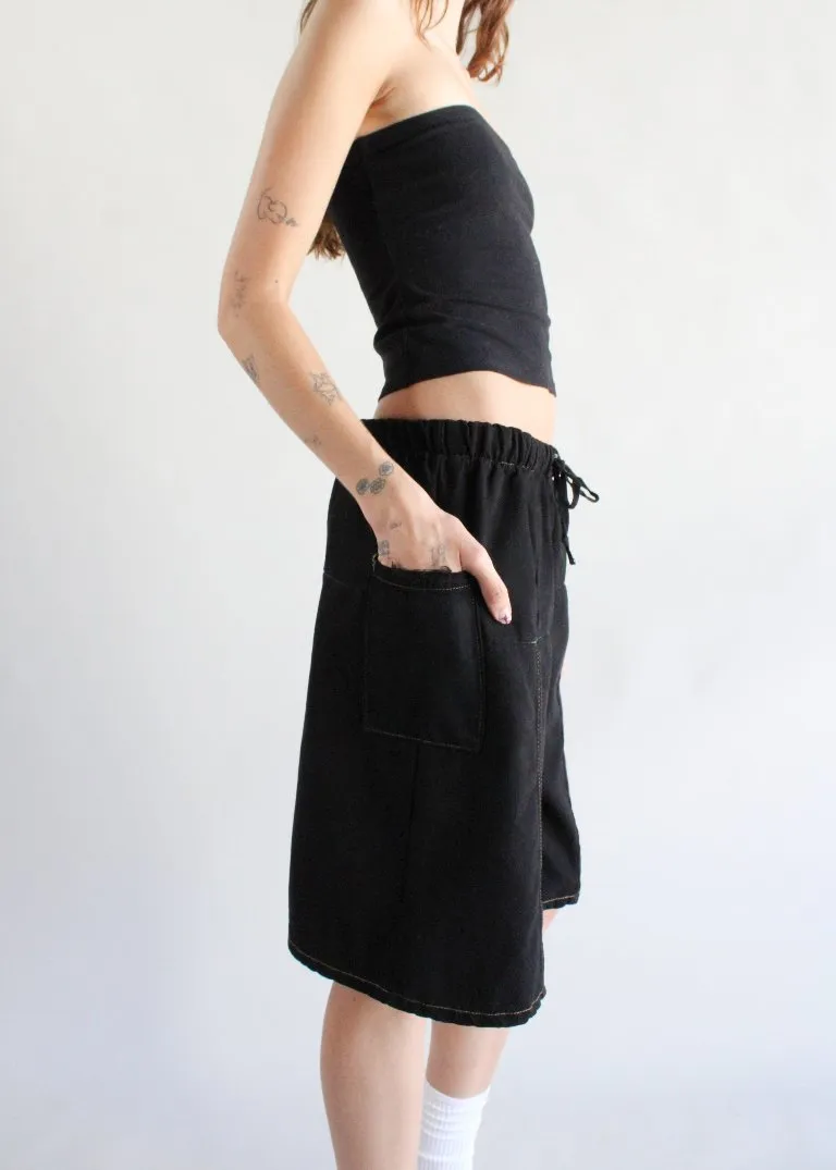 RCYCLD Eco-Denim Wide Leg Jort