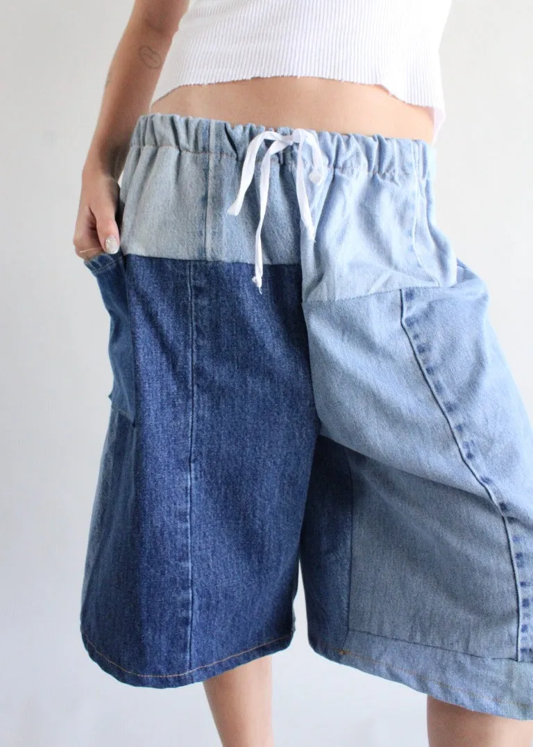 RCYCLD Eco-Denim Wide Leg Jort