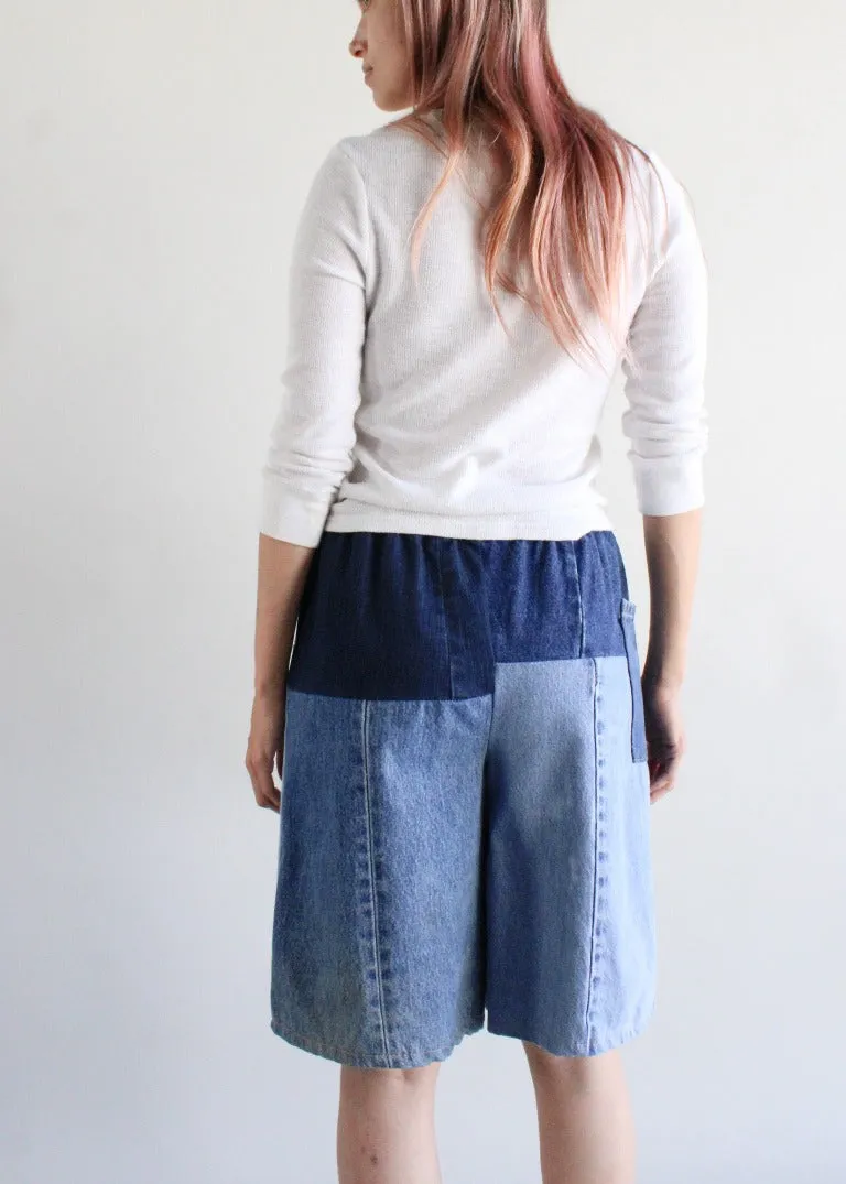 RCYCLD Eco-Denim Wide Leg Jort