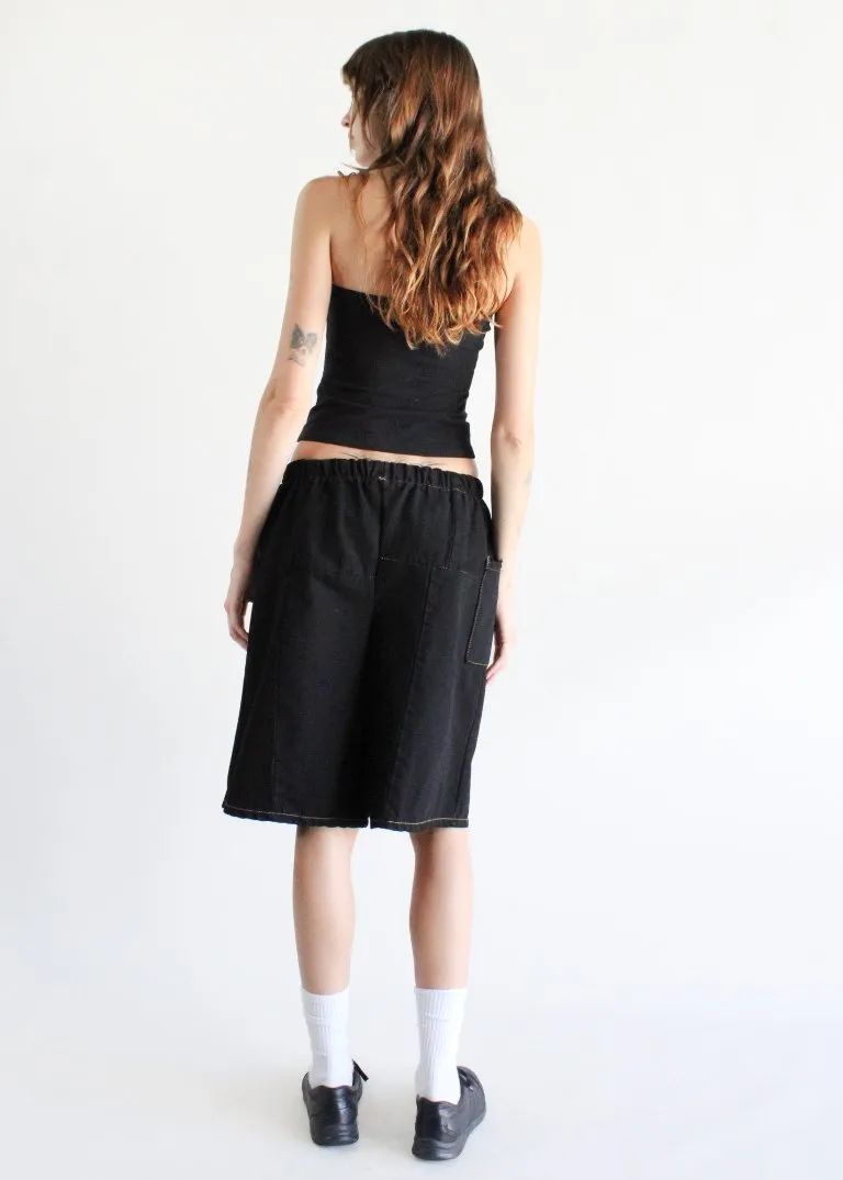 RCYCLD Eco-Denim Wide Leg Jort