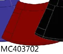 Red Active Sporty Yoga Girl Skirt (skirt Has Build In Liner)