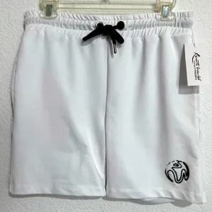 Resort World Designed by MACEOO White Stretch Knit Shorts New Medium