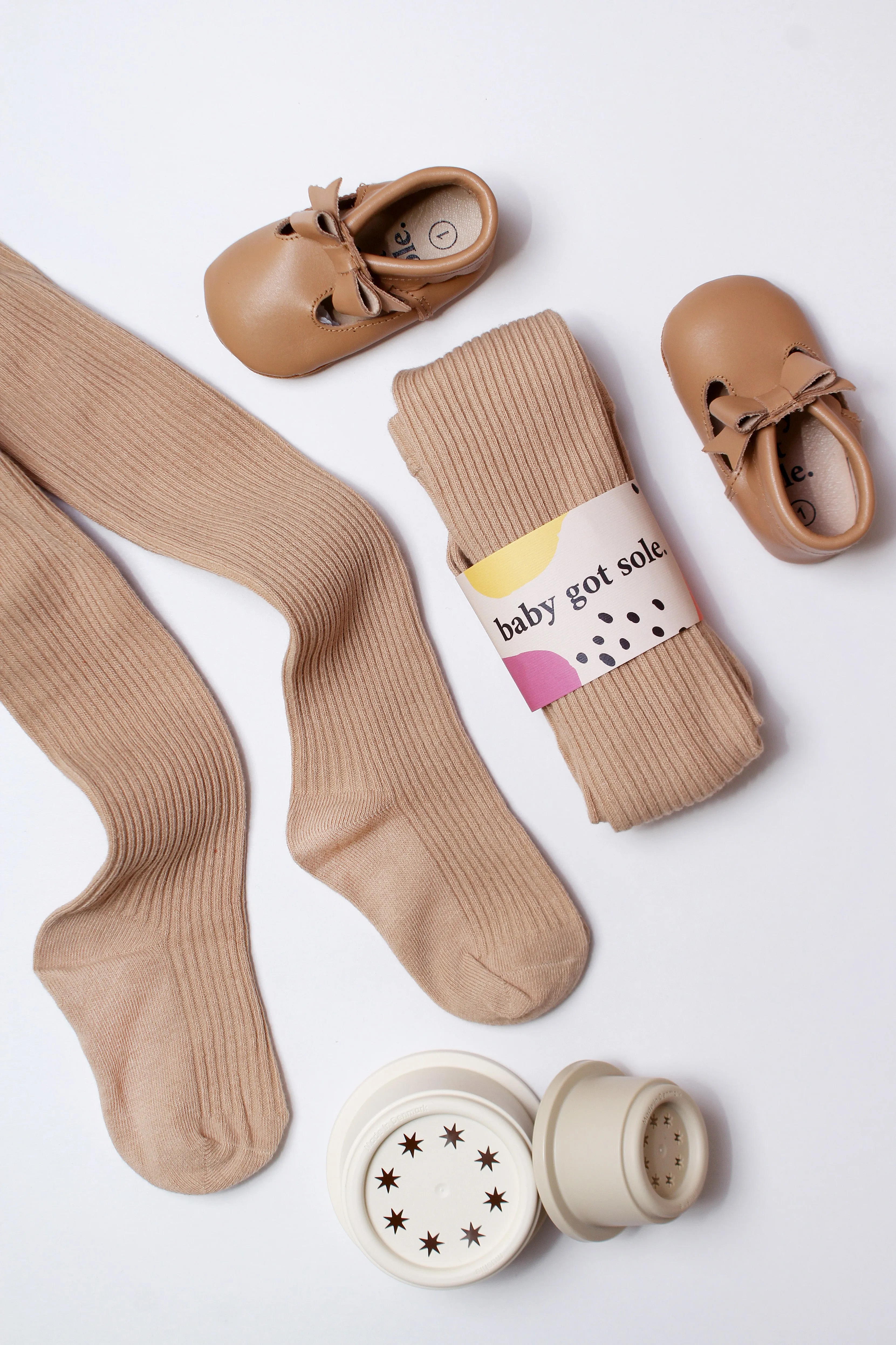 Ribbed Knit Tights