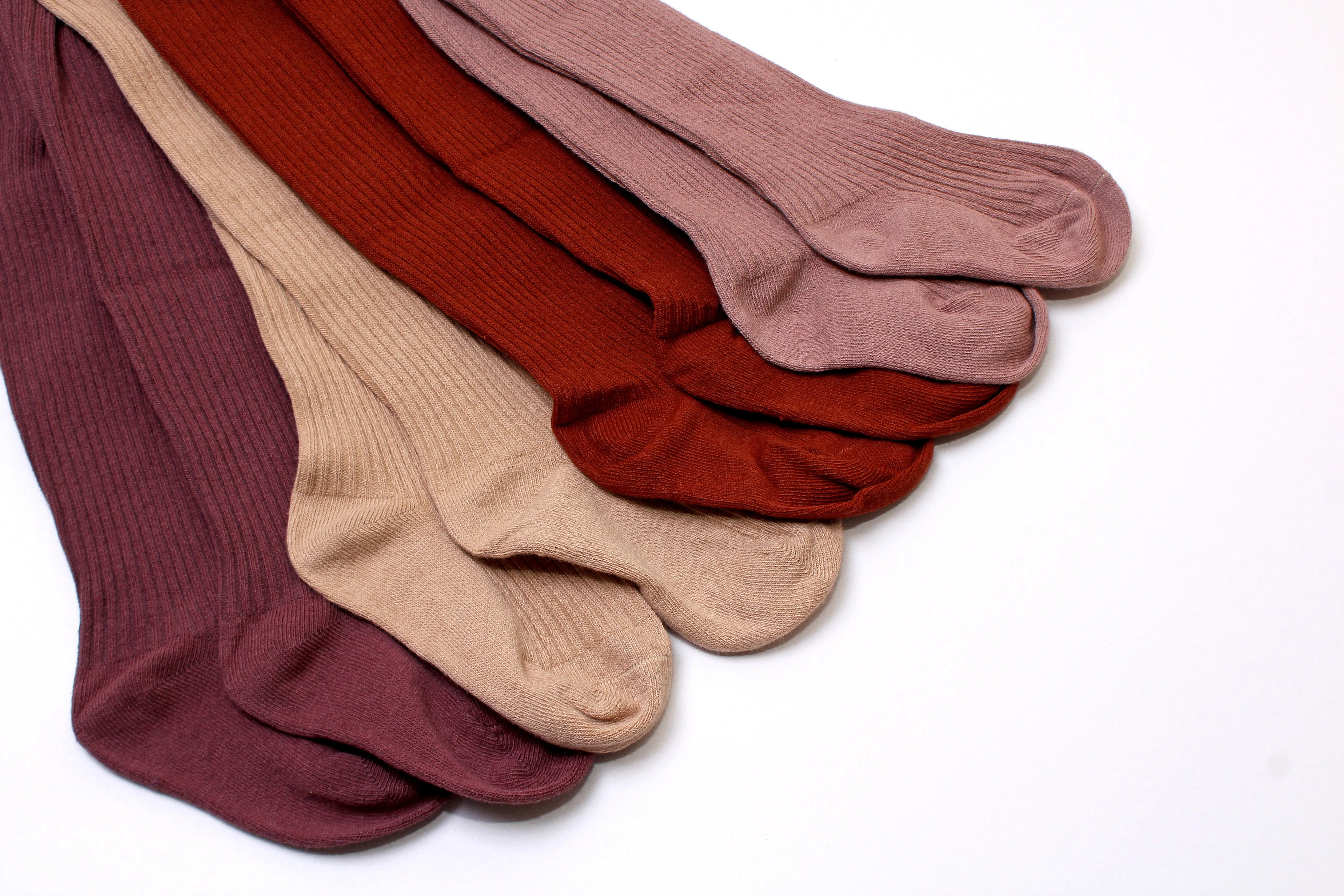 Ribbed Knit Tights