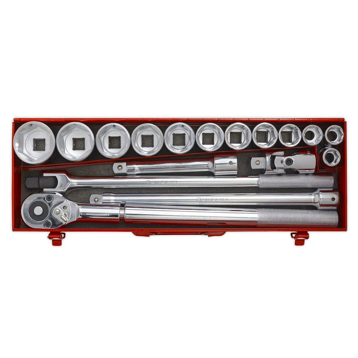 Sealey Premier Socket Set 17pc 3/4"Sq Drive WallDrive® Metric