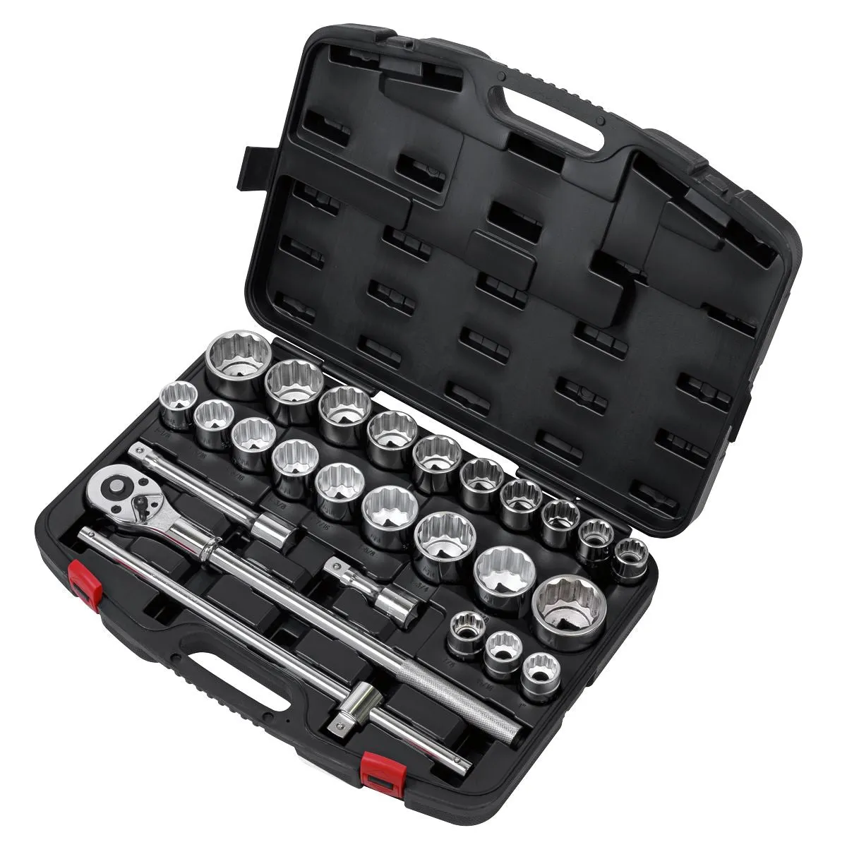 Sealey Premier Socket Set 26pc 3/4"Sq Drive 12-point WallDrive®
