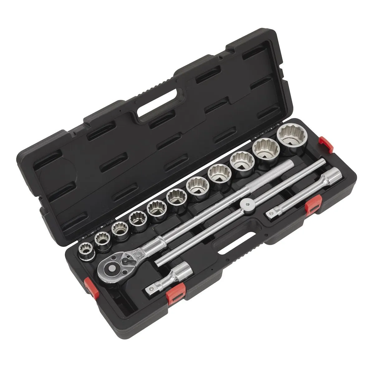 Sealey Premier Socket Set 3/4"Sq Drive 12-point WallDrive® 15pc Metric