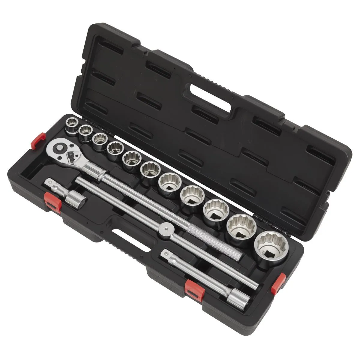 Sealey Premier Socket Set 3/4"Sq Drive 12-point WallDrive® 15pc Metric