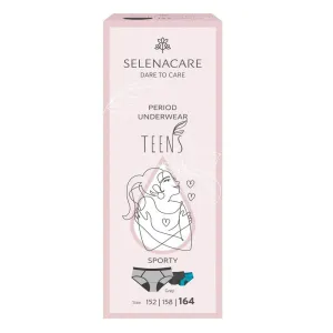 Selenacare | TEENS period panties Sporty Grey Size 164 | 1 box
