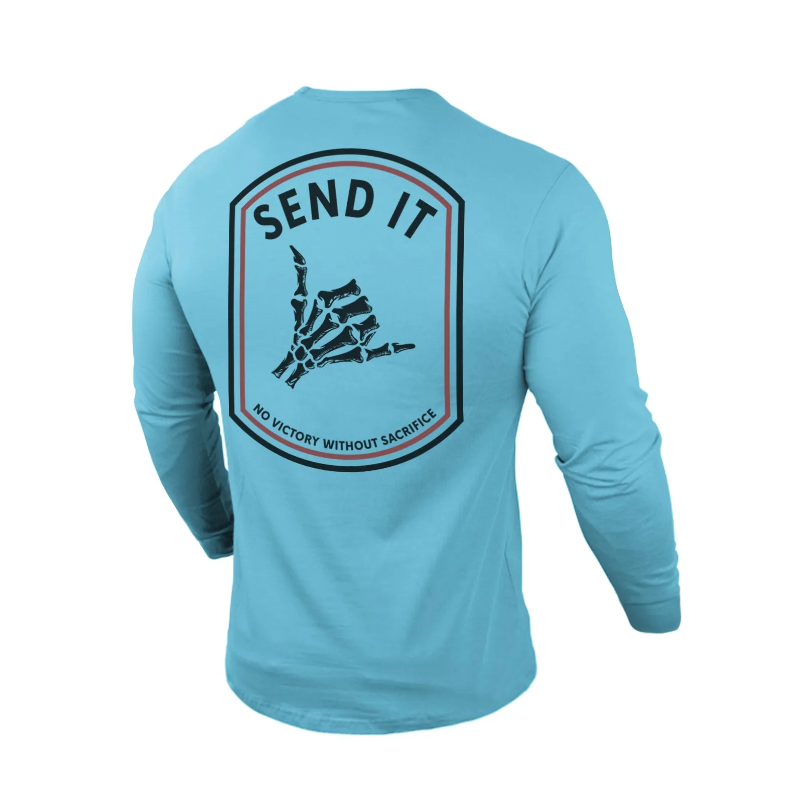 SEND IT 100% COTTON GRAPHIC LONG SLEEVE T-SHIRT