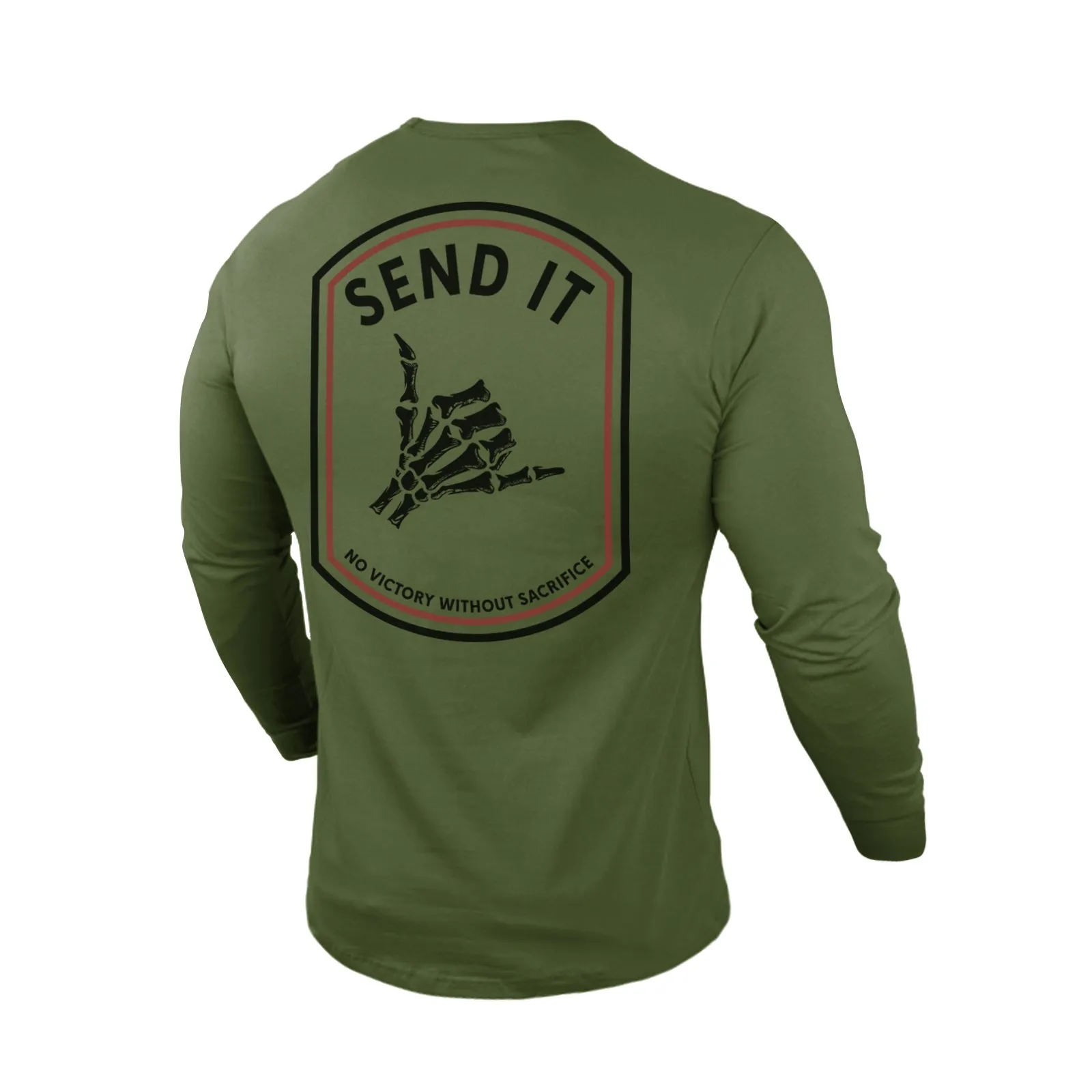 SEND IT 100% COTTON GRAPHIC LONG SLEEVE T-SHIRT