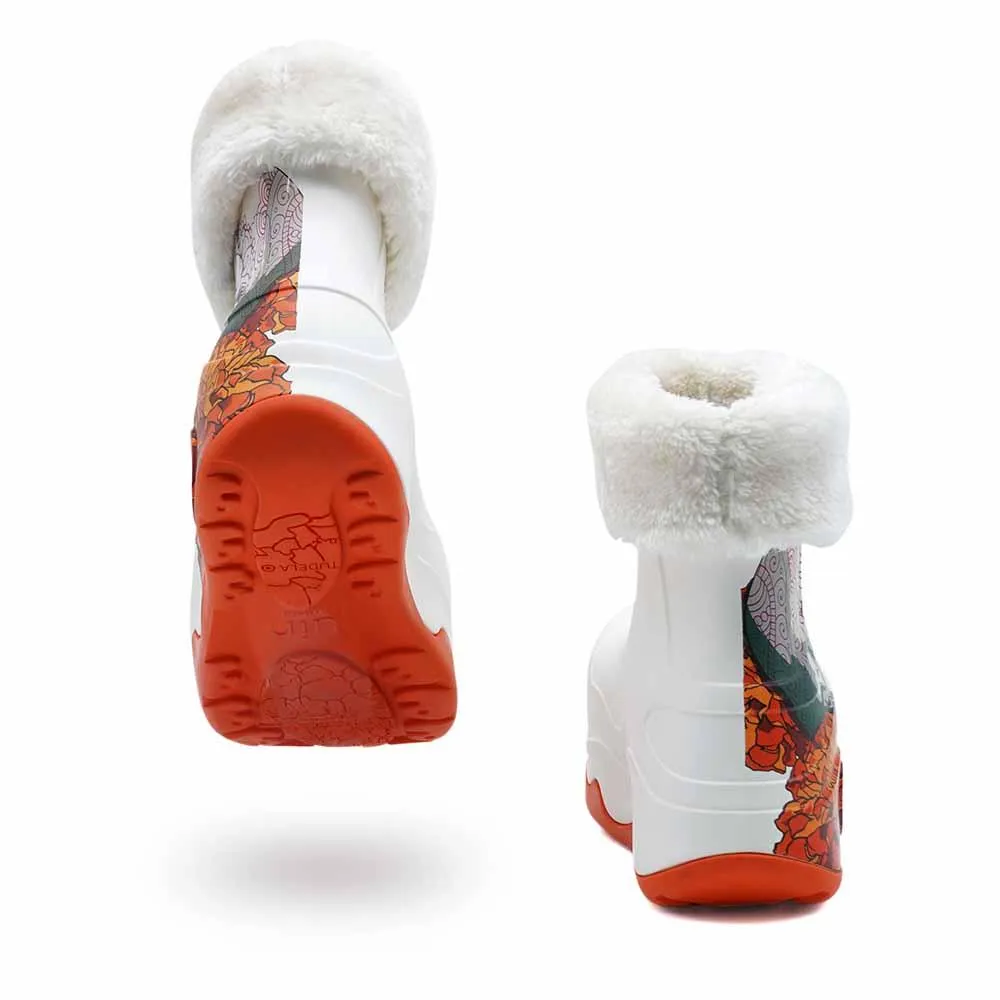 Skeleton Navarra Boots with Napped Linings Women