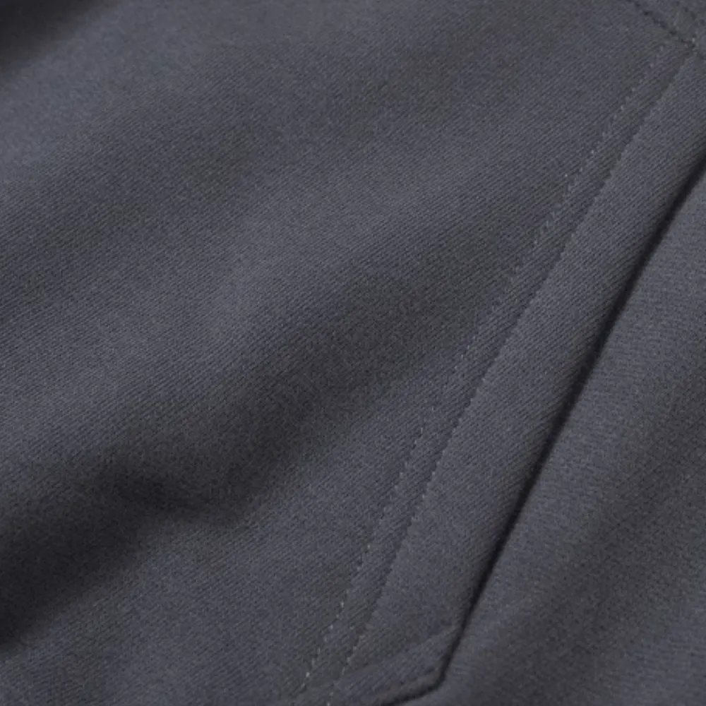 Solid Color No Drawstring Hoodie