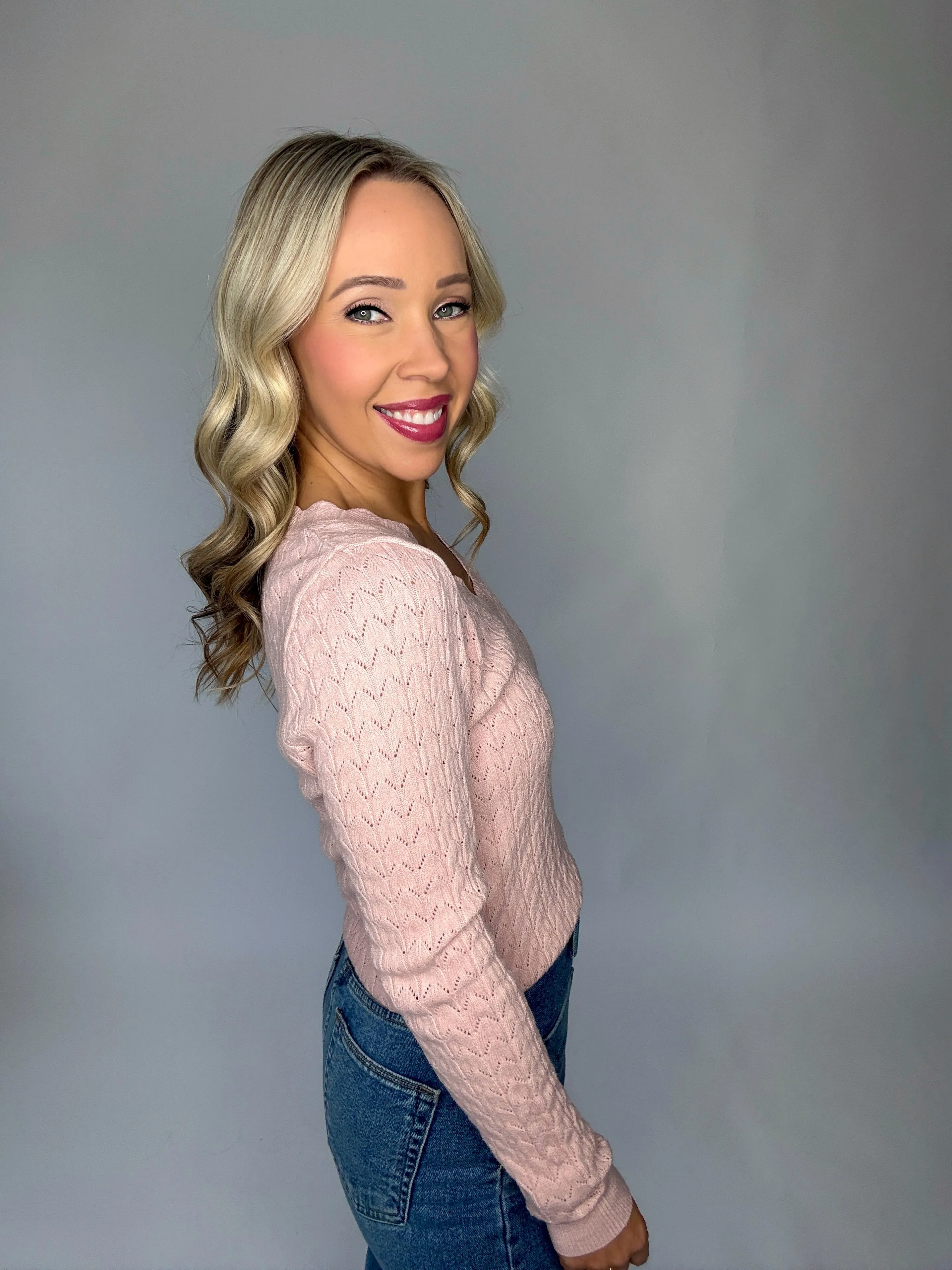 Sometimes It's Right Sweater - Blush
